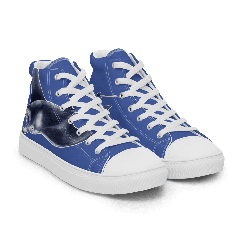 Ocean Men’s high top canvas shoes thumbnail 7