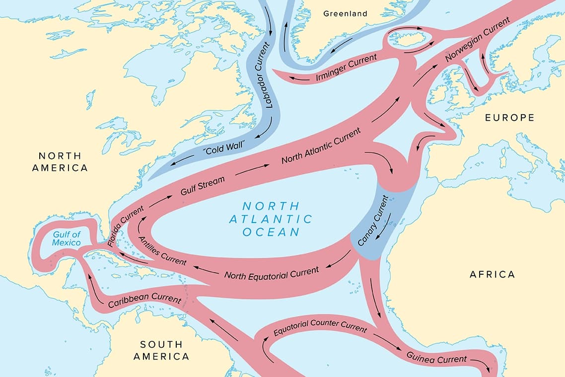Il cuore dell'Atlantico rallenta: cos'è l'AMOC e perché il Mediterraneo rischia l'infarto