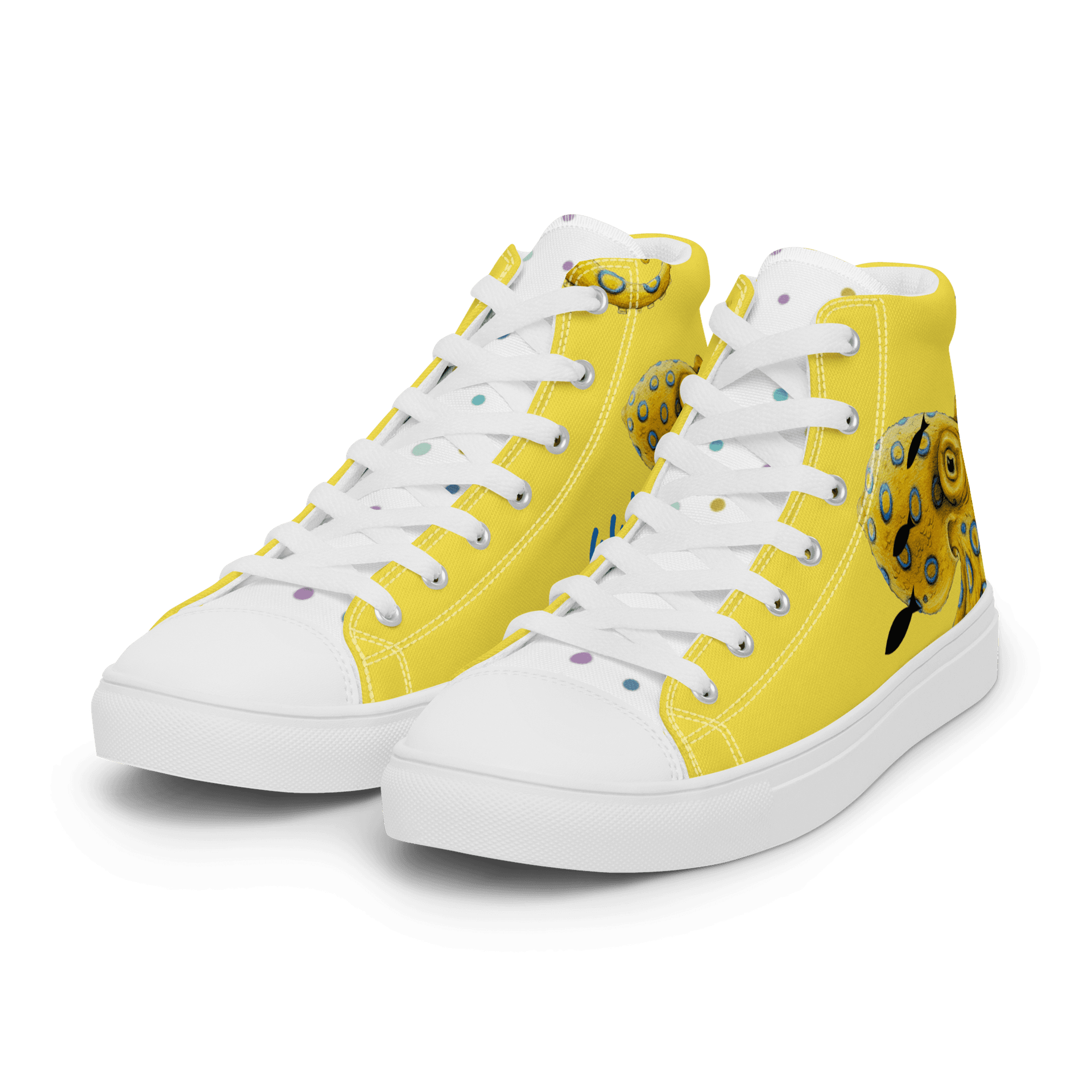 Polpo Women’s high top canvas shoes thumbnail 3