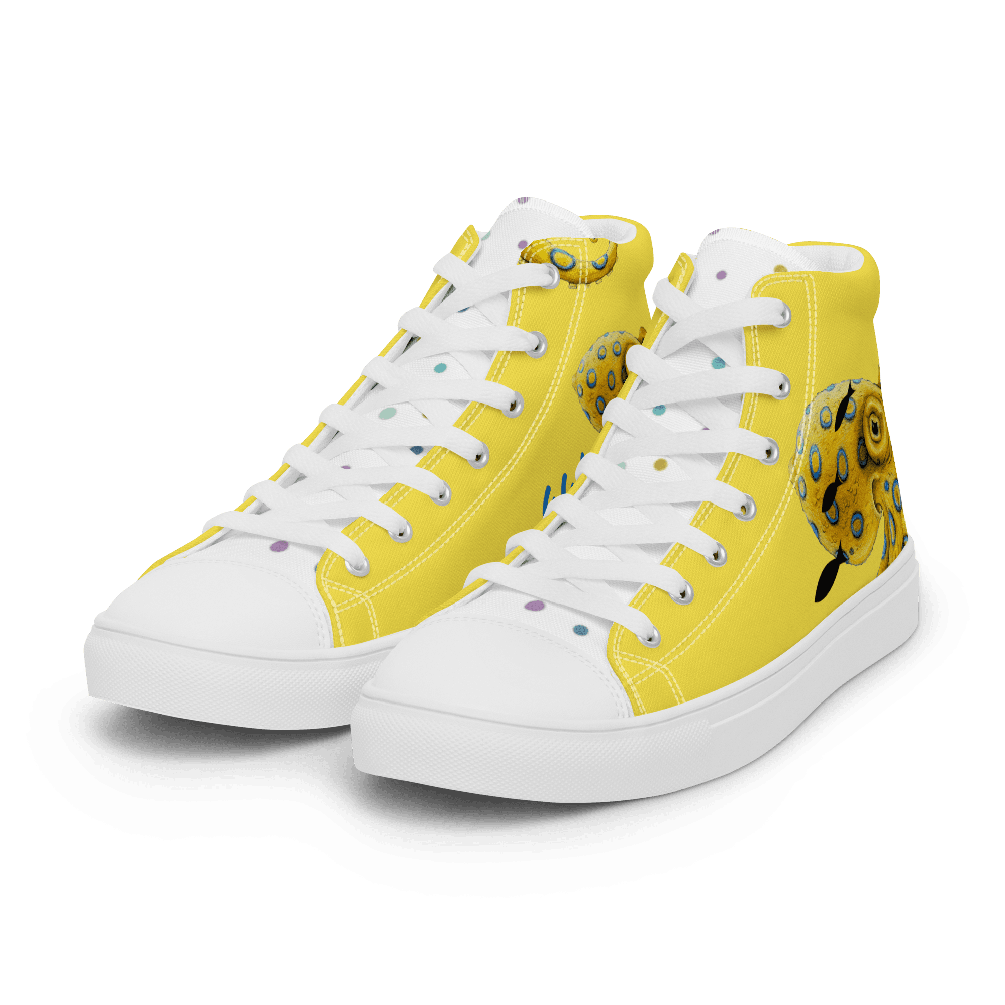 Polpo Women’s high top canvas shoes thumbnail 3