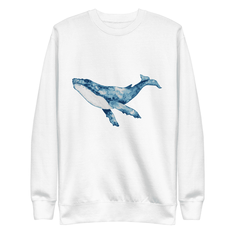 Felpa Balena che respira