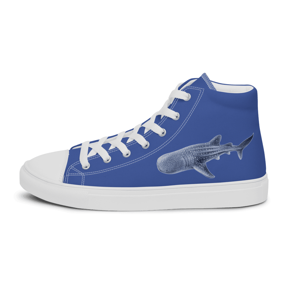 Ocean Men’s high top canvas shoes thumbnail 5