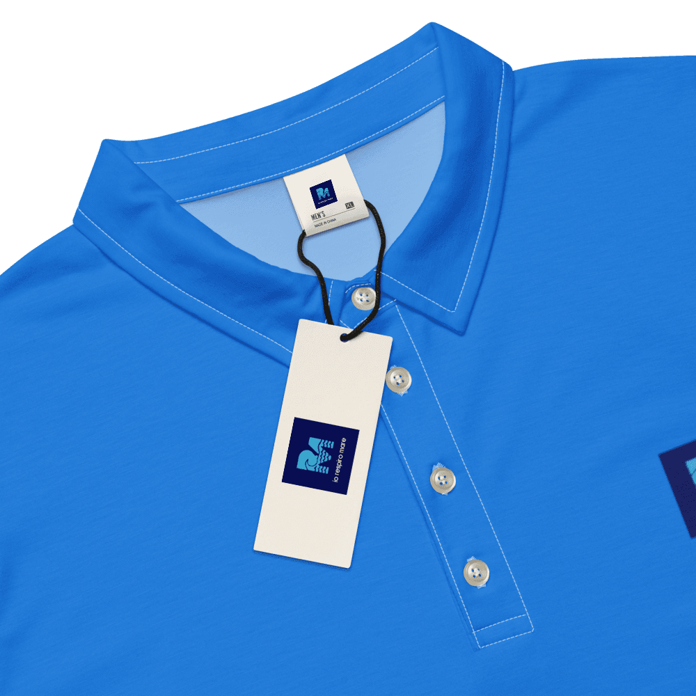 Io respiro mare Teck - Men’s slim fit polo thumbnail 1
