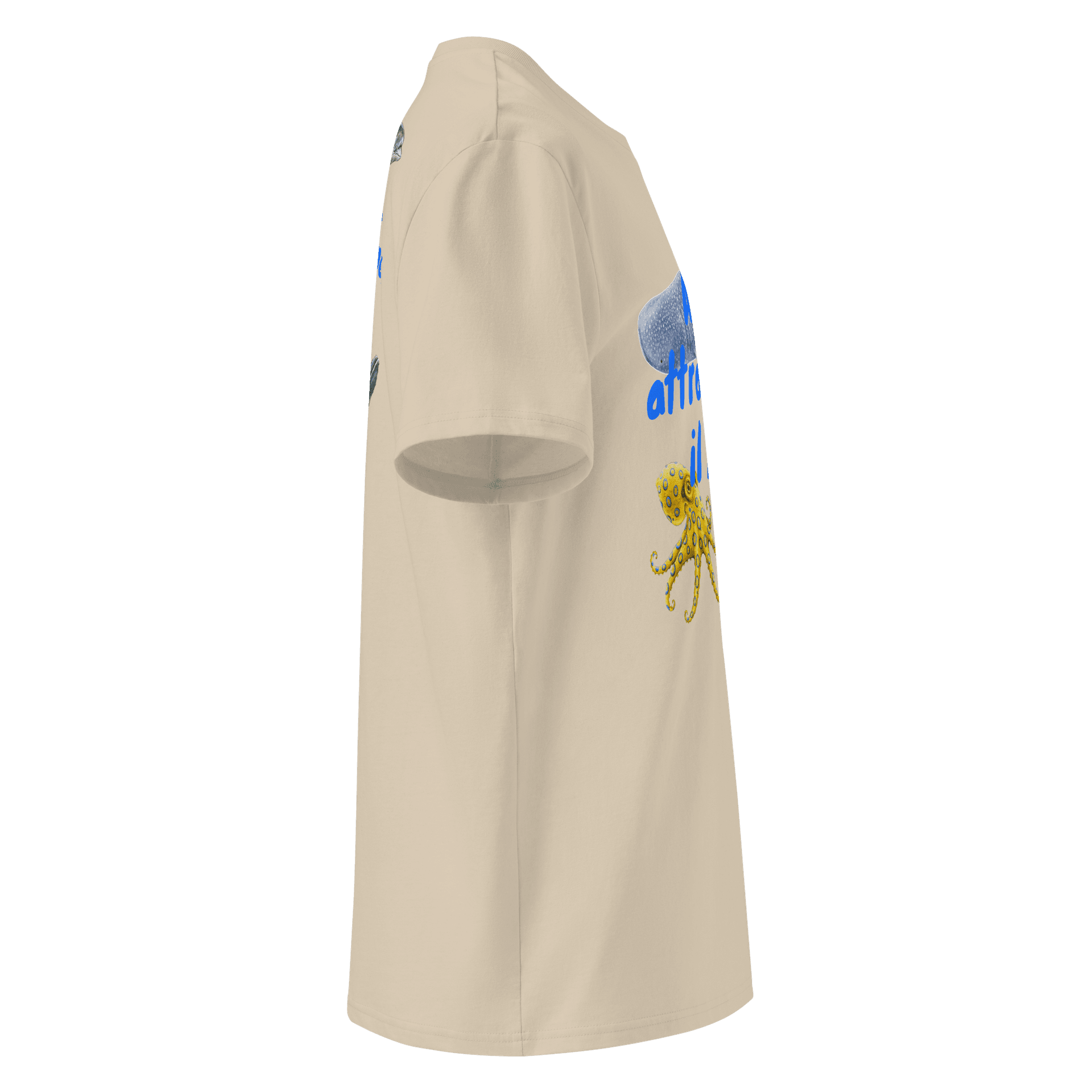 Io Respiro Mare Unisex organic cotton t-shirt thumbnail 5