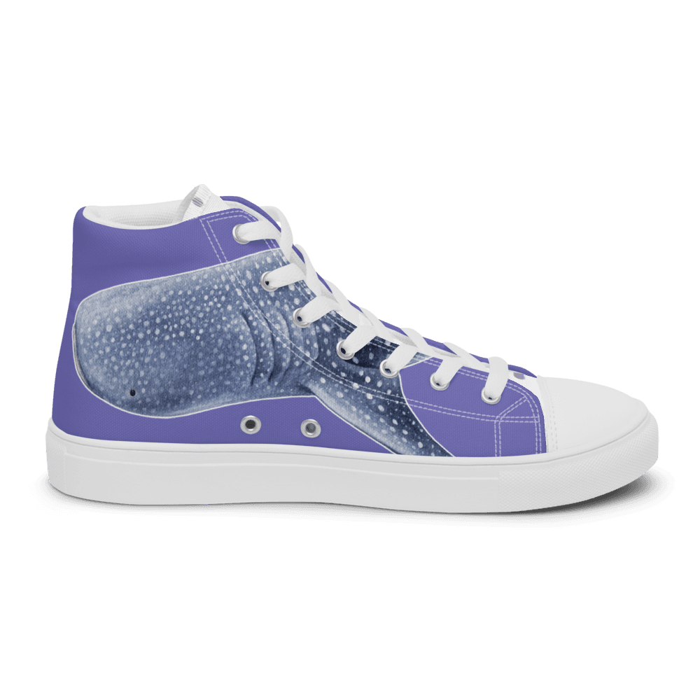 Ocean Women’s high top canvas shoes thumbnail 2