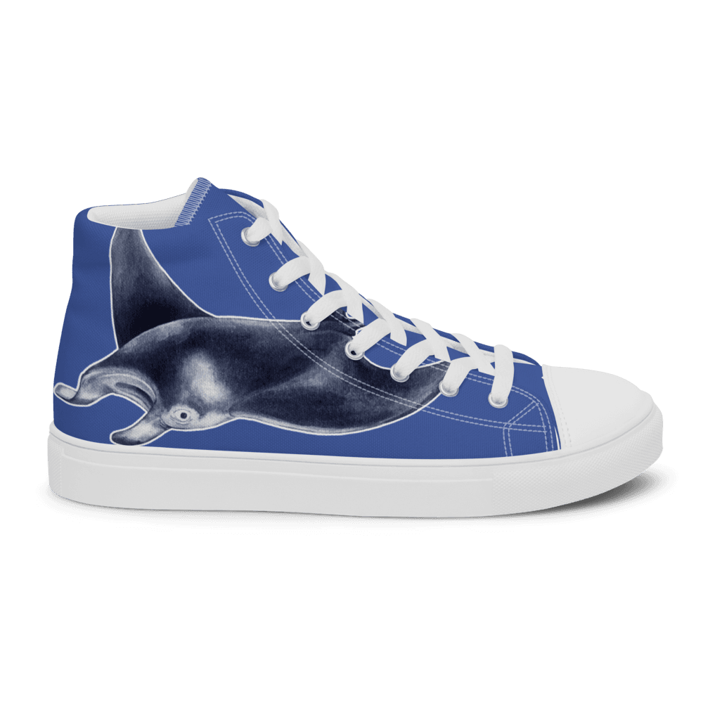 Ocean Men’s high top canvas shoes thumbnail 8
