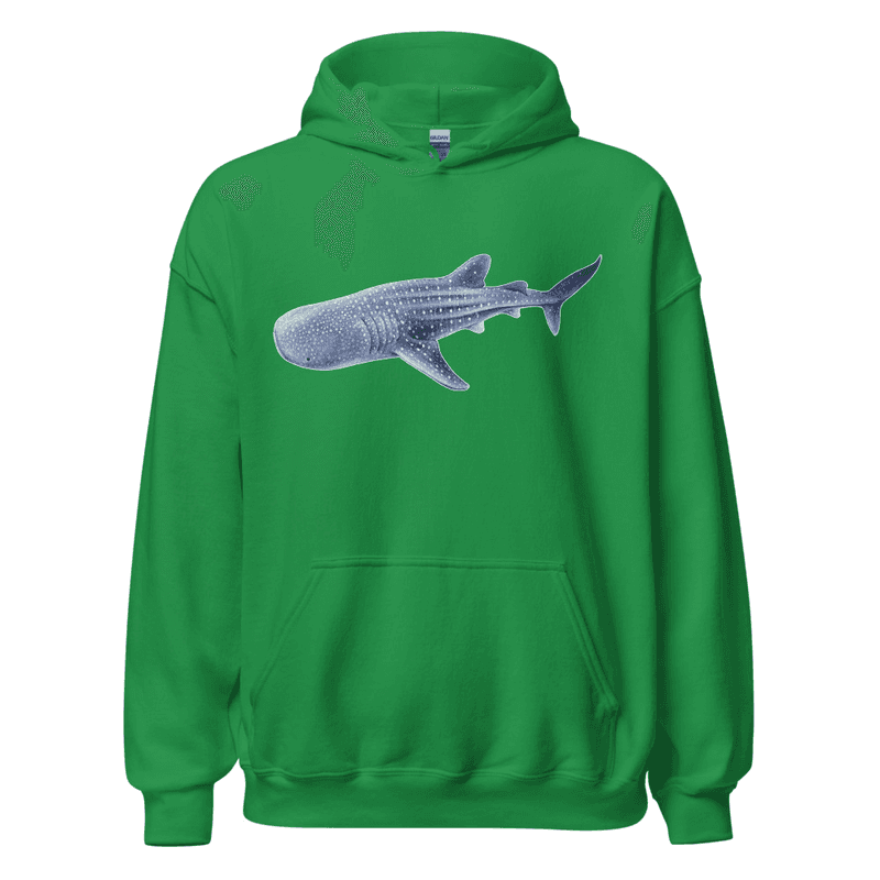Squalo balena felpa Unisex Hoodie thumbnail 5