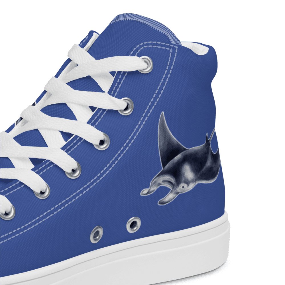 Ocean Men’s high top canvas shoes thumbnail 6