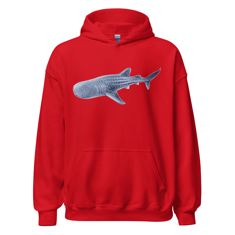 Squalo balena felpa Unisex Hoodie thumbnail 3