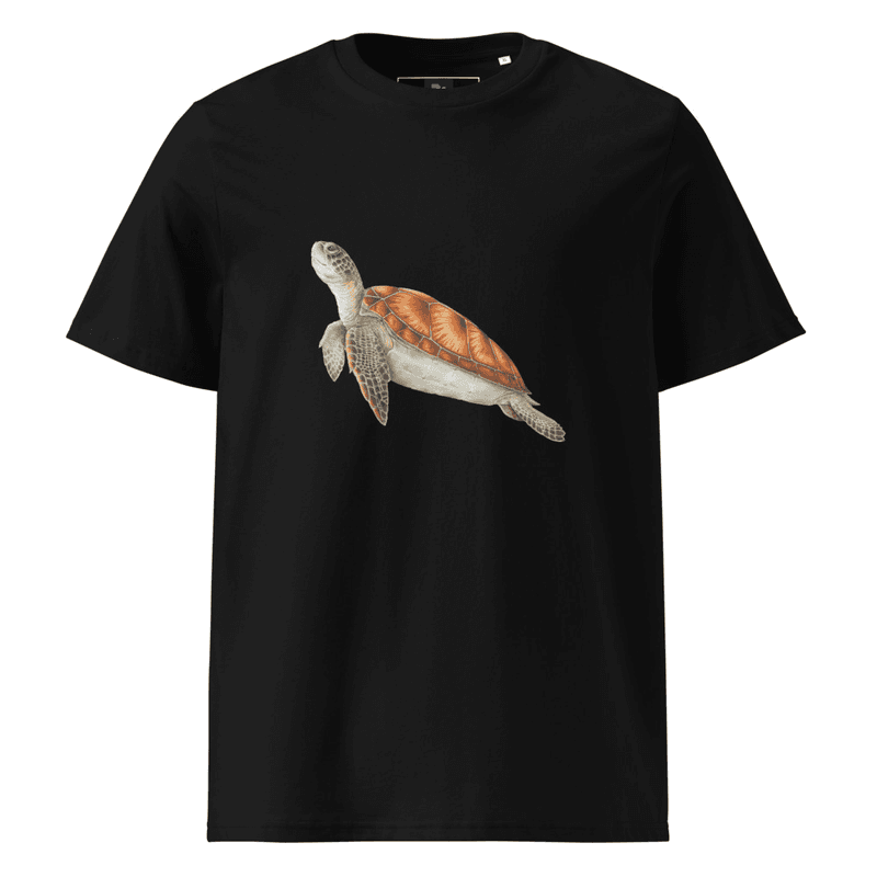Turtle Unisex organic cotton t-shirt thumbnail 2