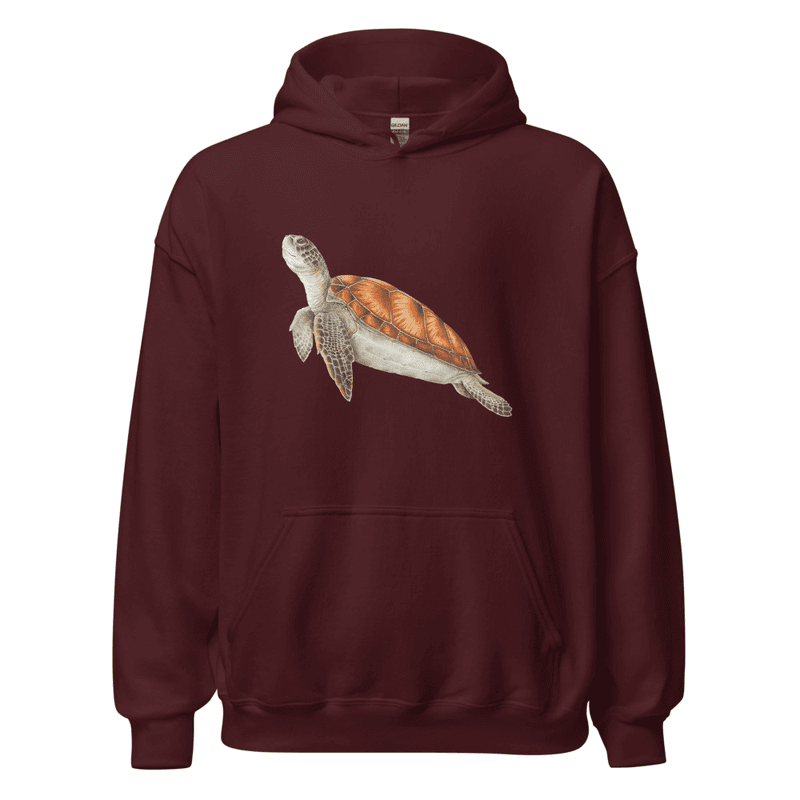 Turtle Felpa Unisex Hoodie thumbnail 4