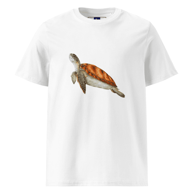 Turtle Unisex organic cotton t-shirt thumbnail 1