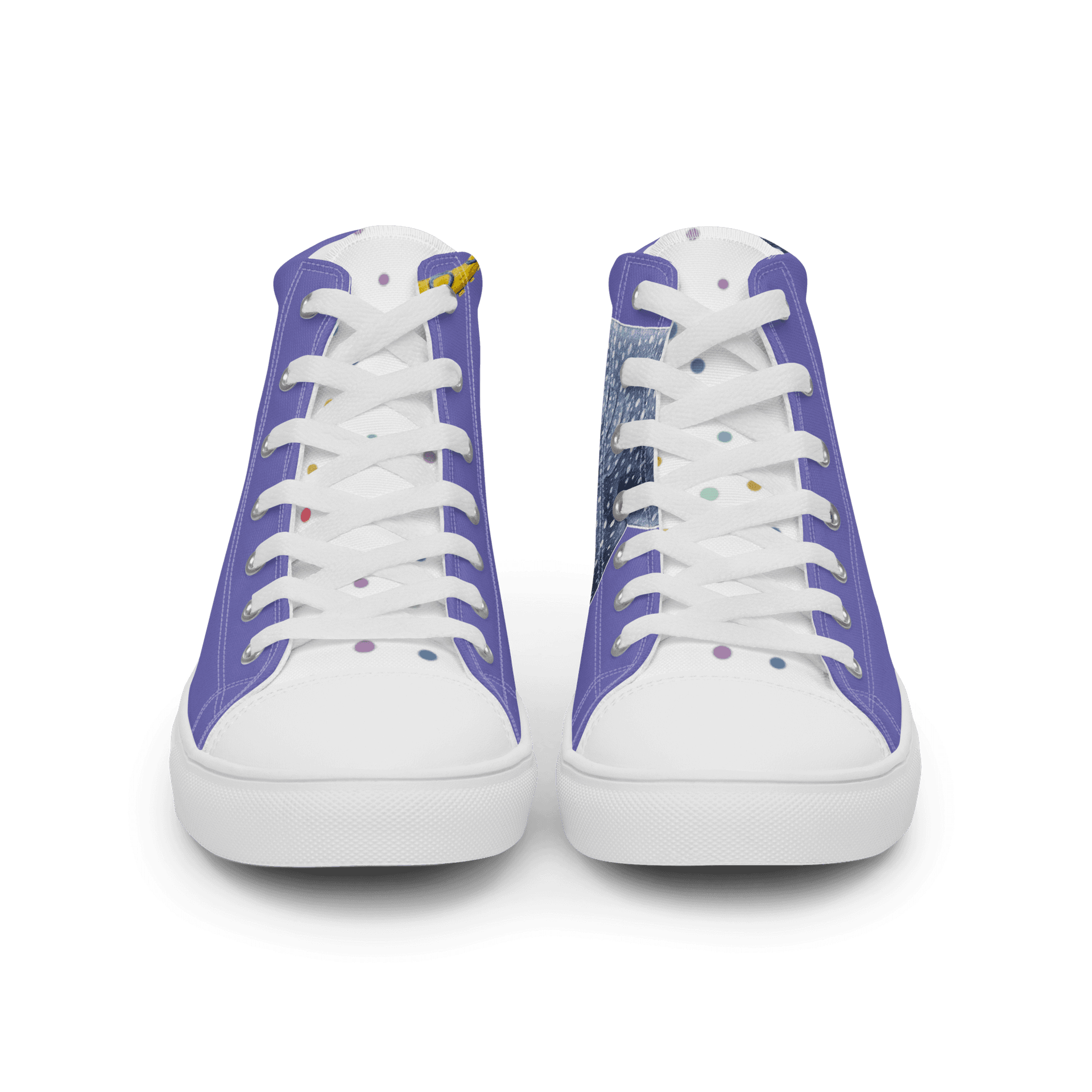 Ocean Women’s high top canvas shoes thumbnail 6
