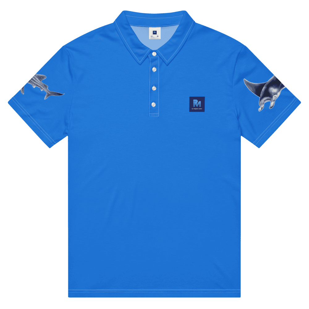 Io respiro mare Teck - Men’s slim fit polo thumbnail 6