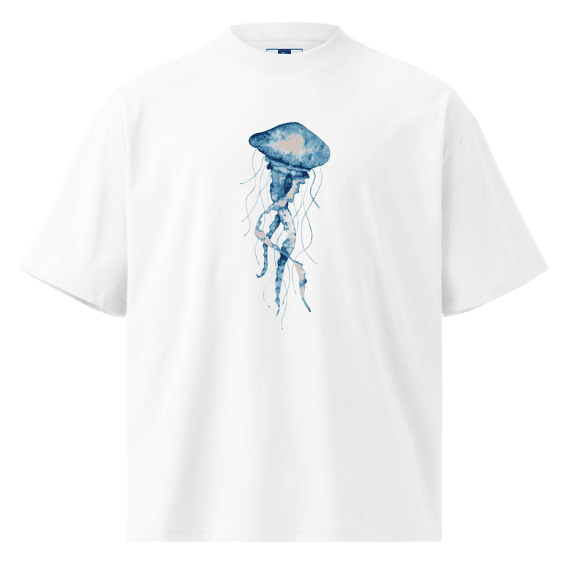 Gelfish oversized high neck t-shirt