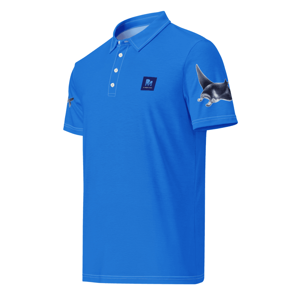 Io respiro mare Teck - Men’s slim fit polo thumbnail 5