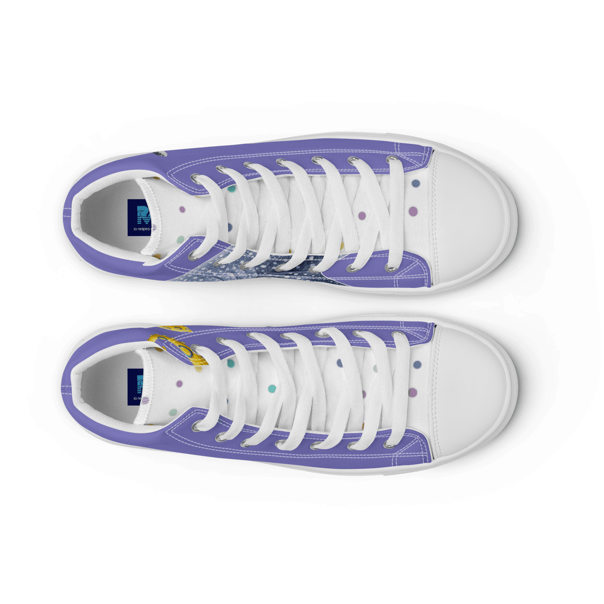 Ocean Women’s high top canvas shoes thumbnail 8